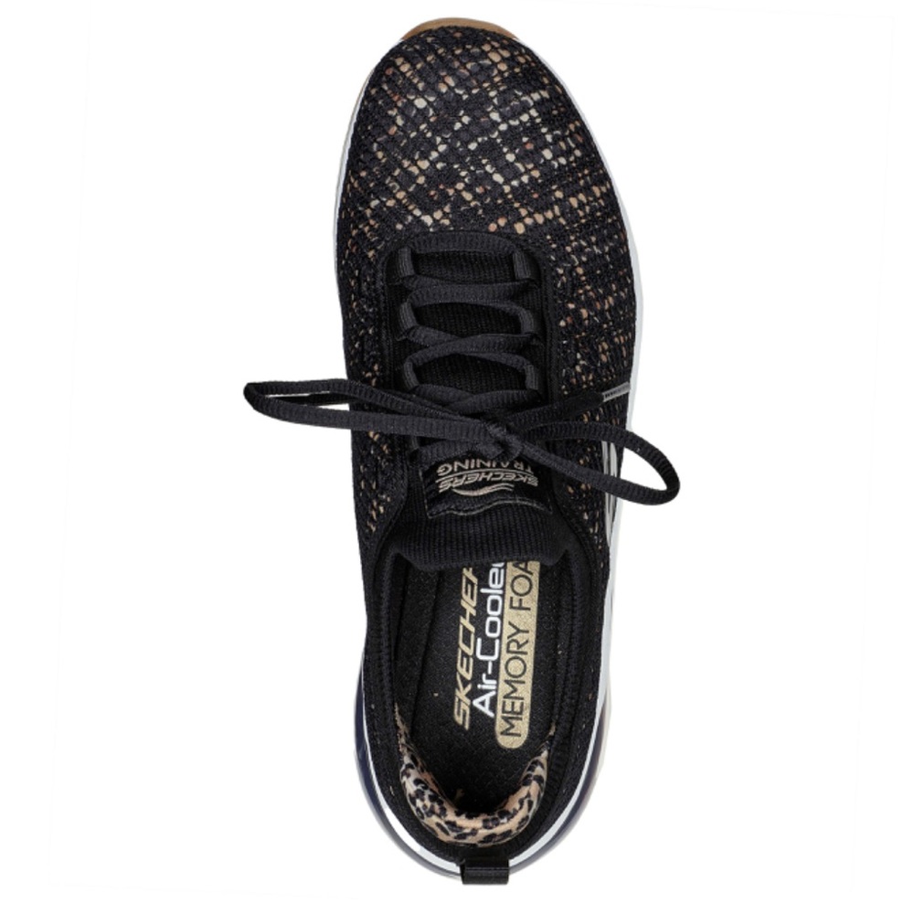 Skechers Women's Skech-Air Element 2.0 Big Energy Sneaker 6 Black leopard print - Picture 6 of 11